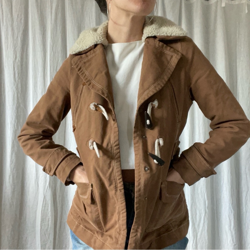 Brown Toggle Women's Jacket